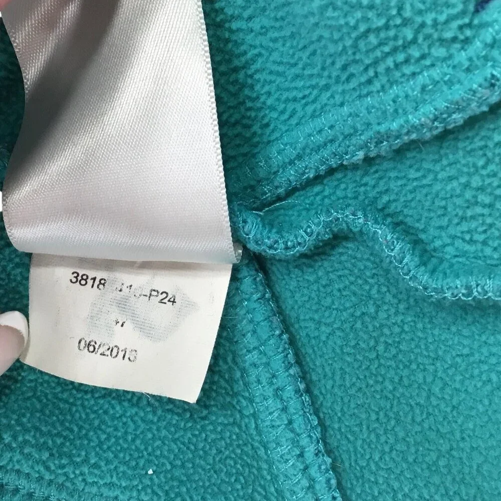 Spyder Endure Stryke Full Zip Sweater Knit Jacket Girls Size XL 18 Logo Teal